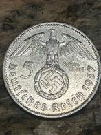 5 reichsmark munt 1937 Duitsland., Postzegels en Munten, Munten | Europa | Niet-Euromunten, Verzenden, Duitsland