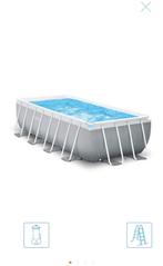 Intex zwembad met zandfilterpomp, Ophalen, 200 tot 300 cm, 80 tot 120 cm, Zo goed als nieuw