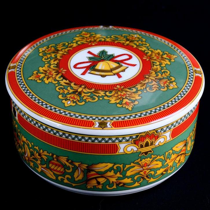 Kerst Hutschenreuther Louvre kerst schaaltje met deksel, Diversen, Kerst, Nieuw, Ophalen