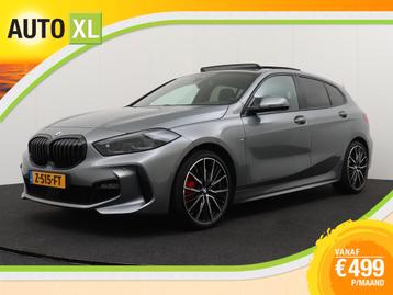BMW 1-serie 118i M-Sport Pano-dak 19'LMV Camera Leder Stoel+ beschikbaar voor biedingen