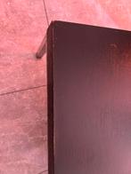 Salontafel Bruin met Metalen Poten, Huis en Inrichting, Tafels | Salontafels, Gebruikt, Metaal, Minder dan 50 cm, Rechthoekig