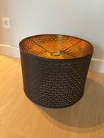 Lampenkap 44cm donker bruin/goud/messing Ikea Nymö, Huis en Inrichting, Lampen | Lampenkappen, Ophalen, 25 tot 50 cm, Zwart, Rond