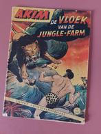 Akim , De vloek van de Jungle-Farm. Vintage., Boeken, Meerdere stripboeken, Ophalen of Verzenden, Zo goed als nieuw