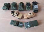 Majorette 9 auto tanks militairy Sonic Flashes, Ophalen, Gebruikt