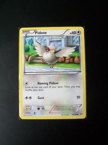 6335. Nieuwe Pokemon Kaart: PIDOVE hp 60 (078/108) 2015