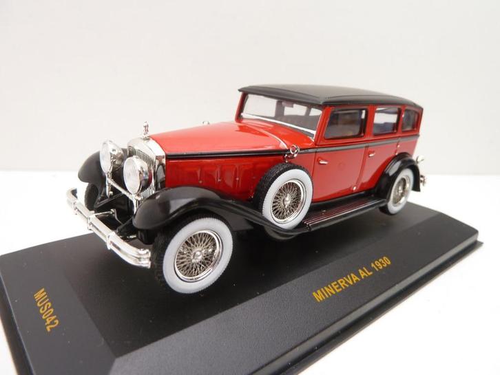 Minerva AL  1930  ''  IXO Museum 1/43 '', Hobby en Vrije tijd, Modelauto's | 1:43, Zo goed als nieuw, Auto, Overige merken, Ophalen of Verzenden