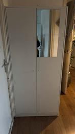 Kledingkast met spiegeldeur, Ophalen, Kunststof, Gebruikt, 50 tot 100 cm