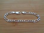 zilveren figaro schakel armband [655], Zo goed als nieuw, Zilver, Zilver, Verzenden