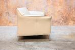 Als NIEUW! zandkleurige leren Leolux Mayon designbank (2st), Leolux, Leolux, Design, 150 tot 200 cm