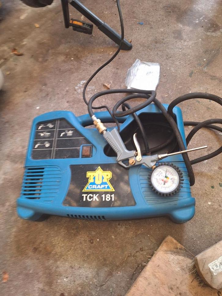 Luchtcompressor Topcraft TCK 181, Auto diversen, Autogereedschap, Ophalen of Verzenden