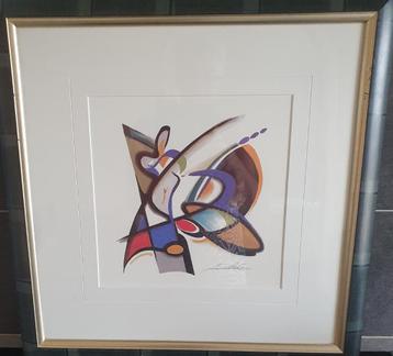 ABSTRACT KUNSTWERK ALFRED GOCKEL  beschikbaar voor biedingen