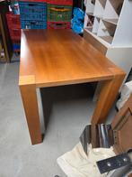 Vintage Italiaanse design eettafel, tafel kersenhout chrome, Huis en Inrichting, Tafels | Eettafels, Ophalen, Gebruikt, 200 cm of meer