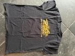 Zwarte Cross T-shirt maat XXL in zwart met goud, Ophalen of Verzenden, Gedragen, Maat 48/50 (M), Zwart
