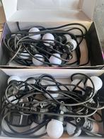 2 X TUIN BUITEN GEKLEURDE LICHTSNOER SNOER MET LED BOLLEN, Tuin en Terras, Buitenverlichting, Kunststof, Minder dan 50 watt, Overige typen