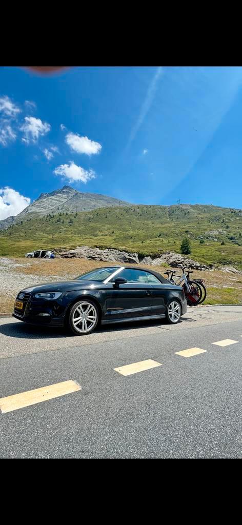 Audi A3 1.4 Tfsi 110KW Cabrio S-tronic trekhaak 2014 Zwart, Auto's, Audi, Particulier, A3, Benzine, A, Cabriolet, Automaat, Origineel Nederlands