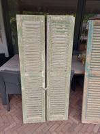Brocante Louvre deuren luiken, Huis en Inrichting, Woonaccessoires | Kamerschermen, Ophalen, Gebruikt