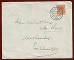 Envelop uit Wassenaar naar Enkhuizen - 1935 (pst Wassenaar), Postzegels en Munten, Ophalen of Verzenden, Envelop