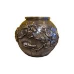 Franse Art Deco Tinnen Vaas van Lucien Houzeaux, Antiek en Kunst, Antiek | Vazen, Ophalen of Verzenden