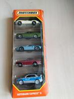 Matchbox autobahn express II 5-pack, Hobby en Vrije tijd, Modelauto's | Overige schalen, Ophalen of Verzenden, Nieuw, Auto