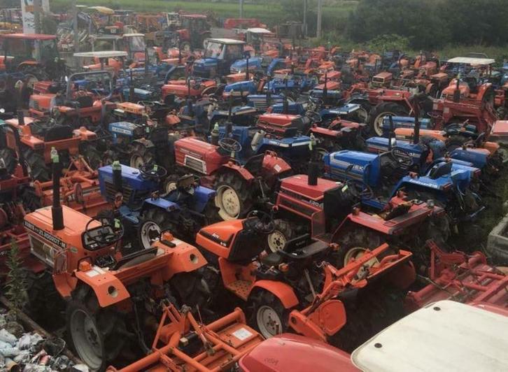 Diverse minitrekker s Kubota Iseki mitsubishi 4x4 voorlader, Zakelijke goederen, Agrarisch | Tractoren, tot 2500, Overige merken