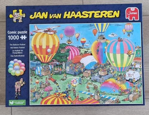 J. v. Haasteren: Het ballonfestival.nr. 19052 1000 stukjes, Hobby en Vrije tijd, Denksport en Puzzels, Zo goed als nieuw, Legpuzzel