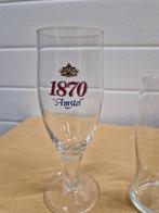 amstel glazen vintage 2x, Ophalen of Verzenden