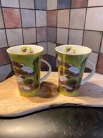 2 mokken,Heide collection,Muller Floss,Porzellan, Huis en Inrichting, Keuken | Servies, Verzenden, Zo goed als nieuw, Overige stijlen