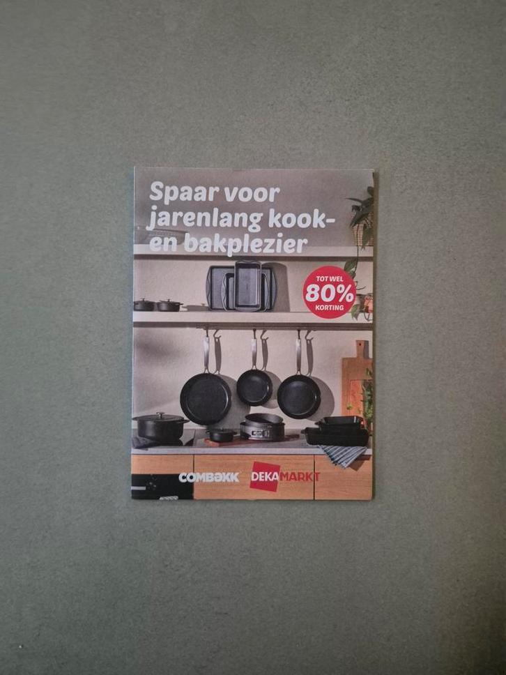 2 volle spaarkaarten voor kook en bakplezier aktie Dekamarkt, Verzamelen, Supermarktacties, Ophalen of Verzenden