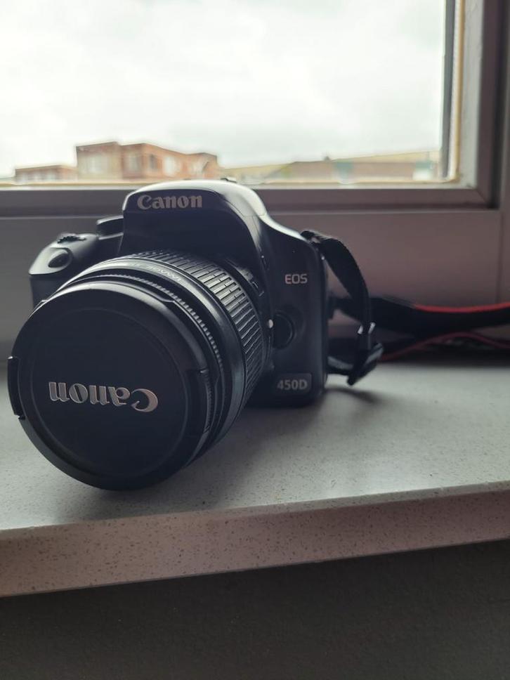 Canon EOS 350D + Accessoires - Spiegelreflexcamera, Audio, Tv en Foto, Fotocamera's Digitaal, Gebruikt, Spiegelreflex, Canon, Minder dan 4 keer