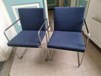 Arco Eetkamerstoelen Frame - Design – 2 stuks, Huis en Inrichting, Ophalen, Gebruikt, Twee, Blauw