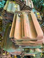 Circa 100 stuks rode Mulderpannen, Doe-het-zelf en Verbouw, Dakpannen en Dakbedekking, Ophalen, Gebruikt, Steen of Klei, 15 m² of meer