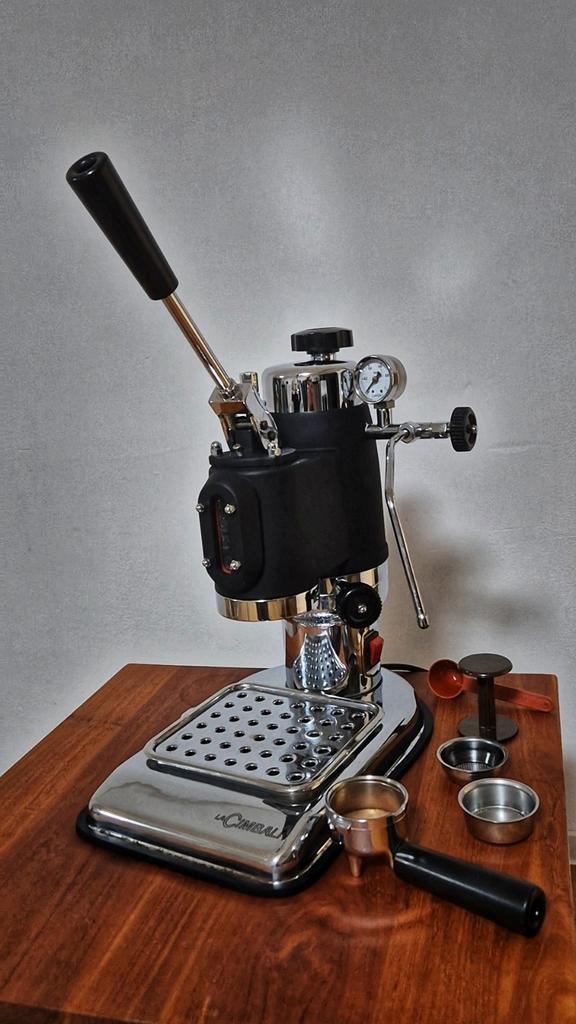 Microcimbali Handhevel izgst 1981, Witgoed en Apparatuur, Koffiezetapparaten, Zo goed als nieuw, Espresso apparaat, Ophalen of Verzenden