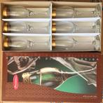 6x Champagne Glas (Pasabahce Versailles Gold Coll.), Antiek en Kunst, Antiek | Glas en Kristal, Ophalen