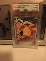 Captain Pikachu Chinese psa10, Ophalen of Verzenden, Zo goed als nieuw