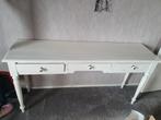 sidetable met 3 kleine lades, Huis en Inrichting, Tafels | Sidetables, Gebruikt, 100 tot 150 cm, Ophalen of Verzenden, 25 tot 50 cm