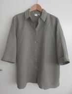 Knit-ted bruine linnen oversized blouse, maat M, nieuw, Bruin, Verzenden, Knit-ted, Nieuw