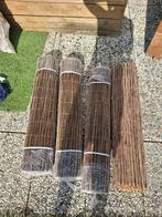 Wilgentenen schutting rol - 4 stuks, Tuin en Terras, Minder dan 3 meter, Ophalen of Verzenden, Zo goed als nieuw, Minder dan 1 meter