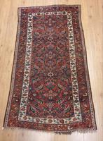 Vintage handgeknoopt perzisch tapijt antiek 190x112, Info@SlatsAntiek.nl, 100 tot 150 cm, Perzisch, Ophalen of Verzenden