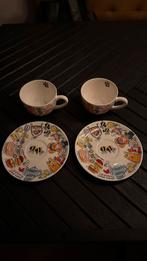 2x Kop en theeschotel blond amsterdam, Huis en Inrichting, Keuken | Servies, Gebruikt, Blond Amsterdam, Ophalen of Verzenden, Bord(en)
