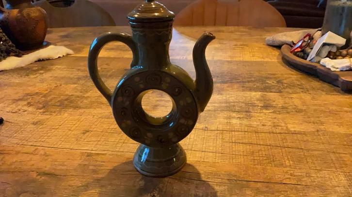 Vintage poolse koffiekan jaren 70, Antiek en Kunst, Antiek | Keramiek en Aardewerk, Ophalen of Verzenden