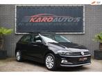 Volkswagen Polo 1.0 TSI Highline DSG Pano Cruis Clima Stoelv, Auto's, Volkswagen, Stof, Zwart, 95 pk, Zwart
