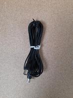 Coaxkabel 5 meter male female snoerdikte 3 mm zwart, Ophalen of Verzenden, Zo goed als nieuw, 2 tot 5 meter, Coaxiale kabel