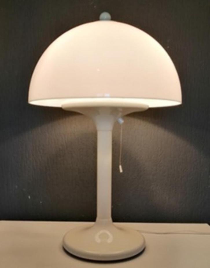 Vintage XXL mushroom tafellamp van Dijkstra uit de jaren 70, Huis en Inrichting, Lampen | Tafellampen, Zo goed als nieuw, 50 tot 75 cm