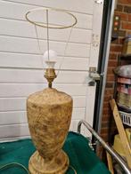 tafellamp geflambeerd  aardewerk, Huis en Inrichting, Lampen | Tafellampen, Ophalen of Verzenden, 'T Olde Gre-j, Info@toldegrej.nl