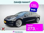 Tesla Model 3 Long Range AWD 75kWh | SOH 83% | Leer | Pano, Automaat, 27 €/maand, Panoramadak, Zwart