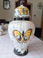 Keramische Vazen & Pot met Vlinderdecoratie, Ophalen