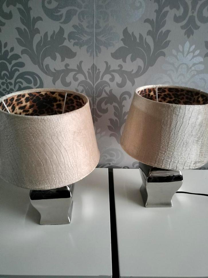 Schemerlampjes, Huis en Inrichting, Lampen | Lampenkappen, Zo goed als nieuw, Minder dan 25 cm, Rond, Ophalen of Verzenden