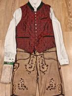 Lederhose 48 gilet overhemd kousen oktoberfeest, Ophalen, Zo goed als nieuw, Maat 48/50 (M)