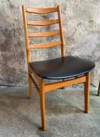 Ladder-stoel , Mid Century houten eetkamerstoel