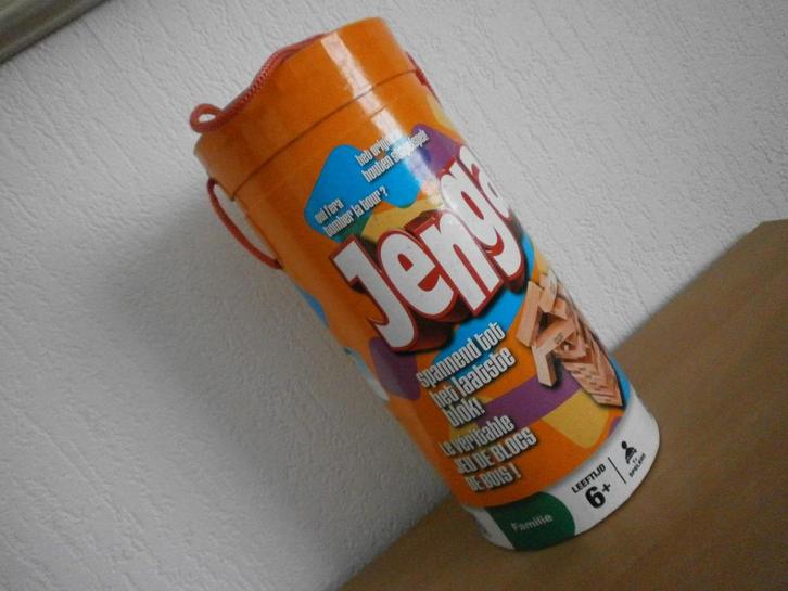 JENGA stapeltoren 54 houten plankjes ( leeftijd 6+ ), Kinderen en Baby's, Speelgoed | Houten speelgoed, Zo goed als nieuw, Overige typen